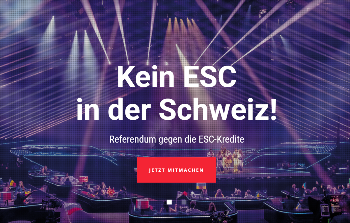 EDU Schweiz Kündigt Referendum Gegen ESC-Beiträge In Allen Städten An ...