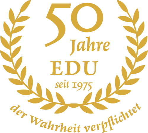 Logo 50 Jahre EDU Schweiz